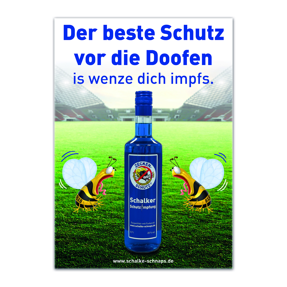 Schalke-Schnaps XXL-Sammelposter A1