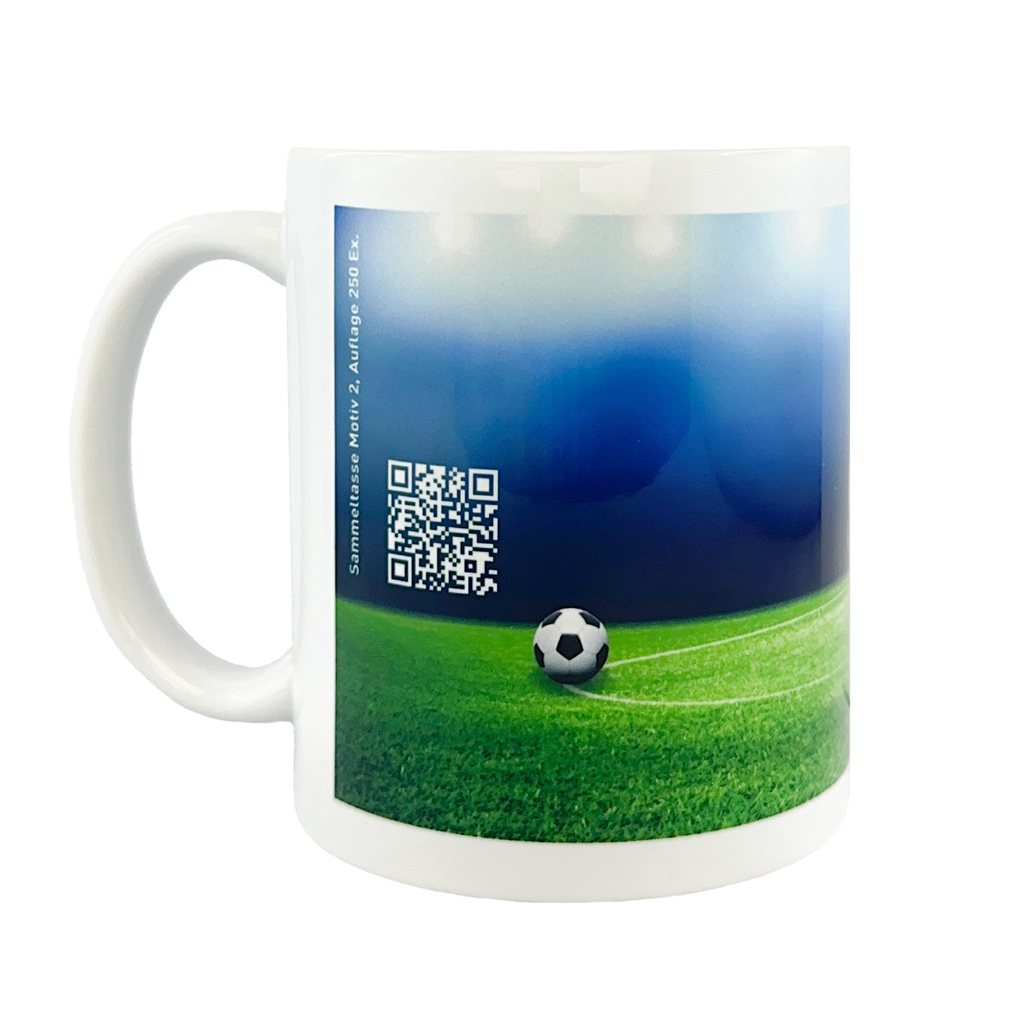 Schalke-Schnaps Kaffeetasse „Schutz vor die Doofen“