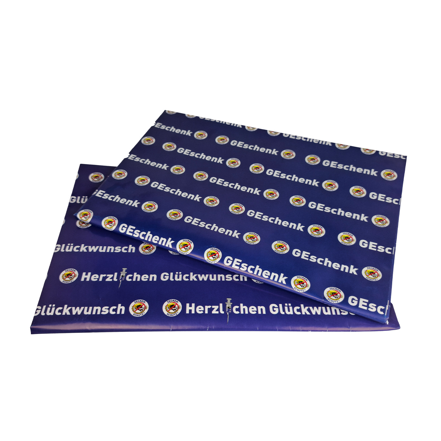 Schalke-Schnaps „GEschenk-Papier“, 2 Motive zur Auswahl