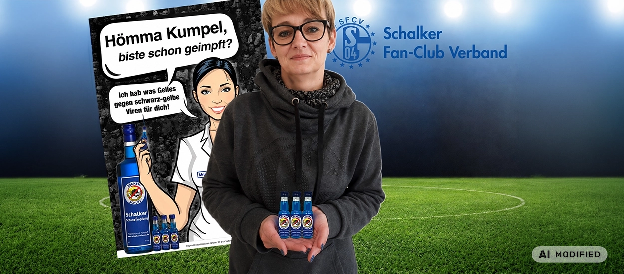 Mia Thies vom Schalker Fan-Club Verband e.V.