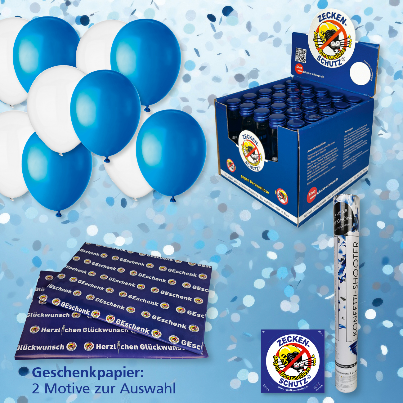 Schalke-Schnaps Geschenkbox "Consol"